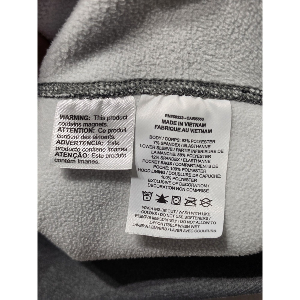 Nike Arizona Wildcats Hoodie XL Gray Navy Therma Fit NCAA Engineered Pullover - Picture 10 of 13